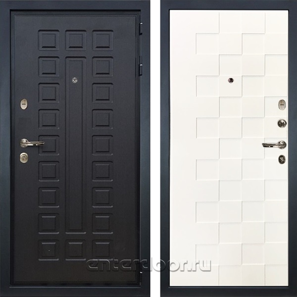 Входная металлическая дверь Лекс Гладиатор 3к №71 (Венге / Белая шагрень)