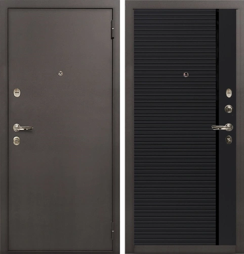Входная дверь 1А №115 (Медный антик / Черный кварц) для установки в квартиру 20492
