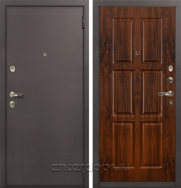 Входная дверь 1А №83 (Медный антик / Винорит дуб тёмный) - фото 74041