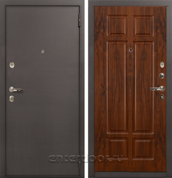 Входная дверь 1А №90 (Медный антик / Винорит дуб тёмный) - фото 74049