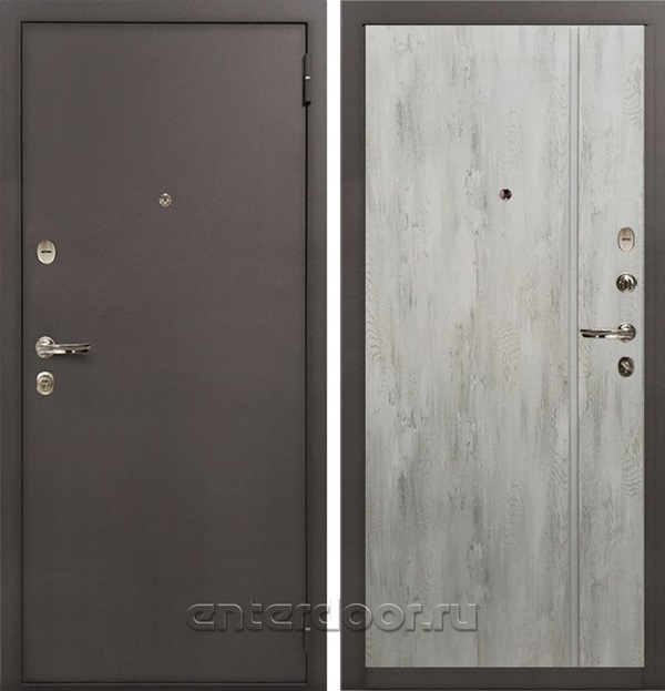 Входная дверь 1А №73 (Медный антик / Дуб тревис серый) - фото 74086