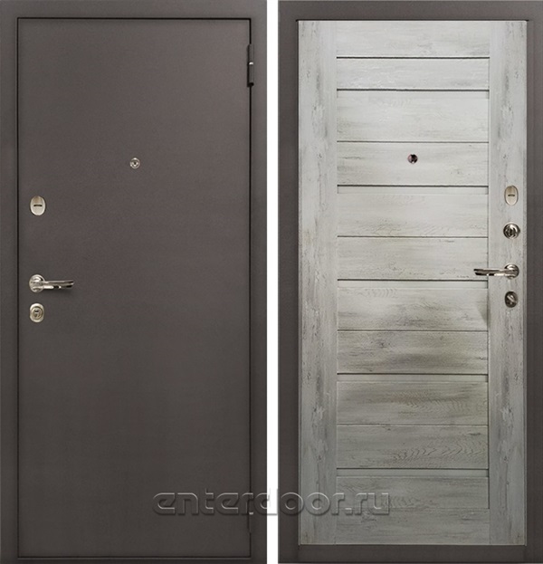 Входная дверь 1А №111 Клеопатра (Медный антик / Дуб тревис серый) - фото 74104