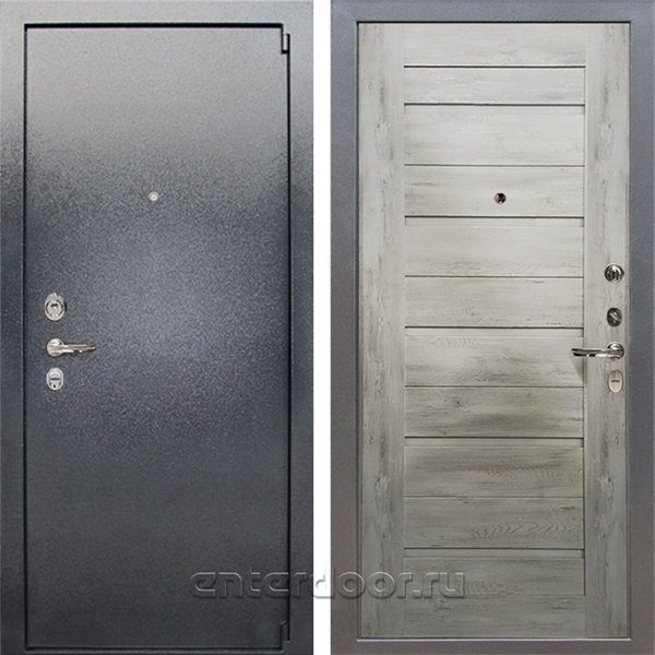 Входная стальная дверь Лекс 3 Барк №111 Клеопатра (Серый букле / Дуб тревис серый)