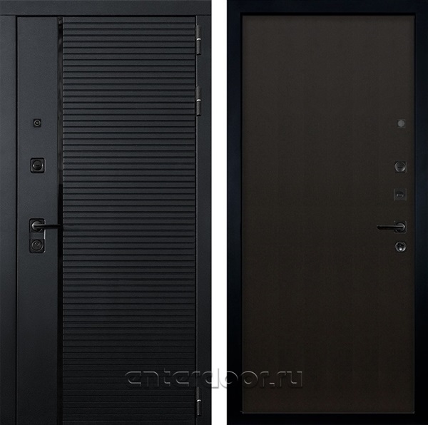 Входная металлическая дверь Лекс Гранд Рояль №2 (Черный кварц / Венге)