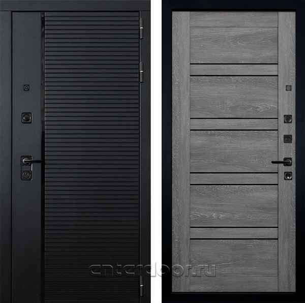 Входная металлическая дверь Лекс Гранд Рояль №64 Терра (Черный кварц / Графит Шале)