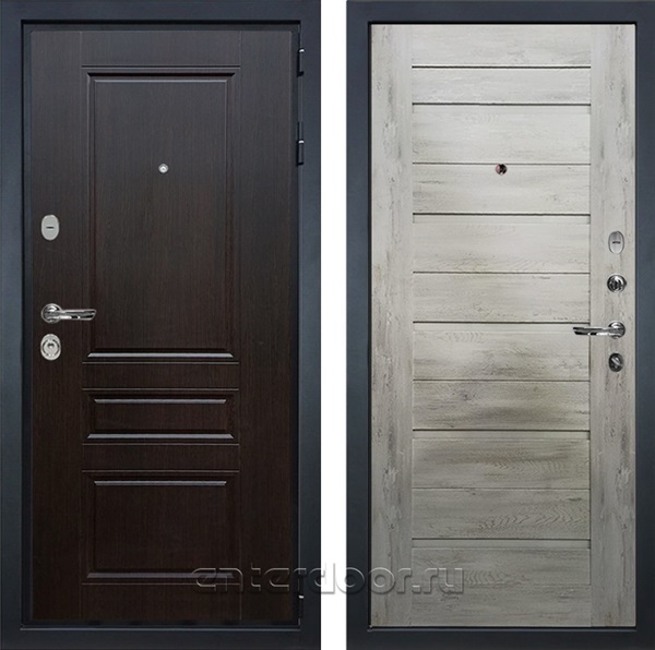 Входная металлическая дверь Лекс Гладиатор 3к Классик №111 Клеопатра (Венге / Дуб тревис серый)