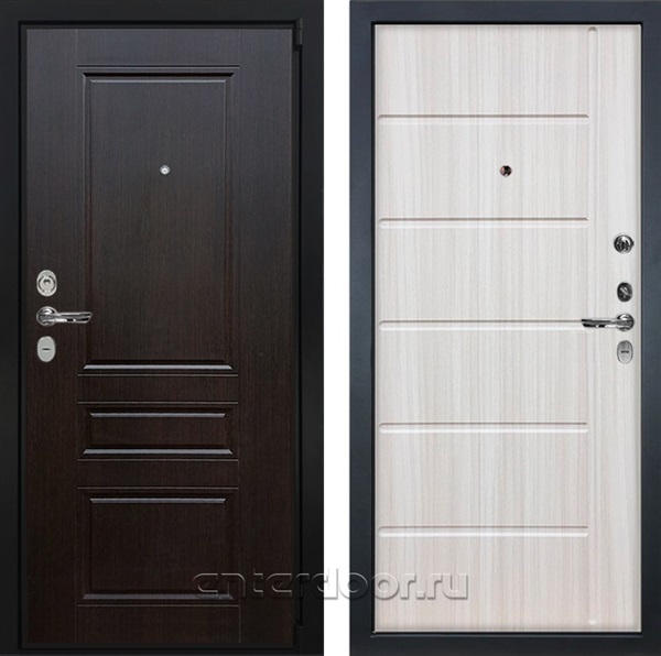 Входная металлическая дверь Лекс Бристоль №42 (Венге / Сандал белый)