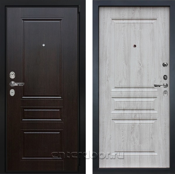 Входная металлическая дверь Лекс Бристоль №110 (Венге / Сосна белая 50977-94)