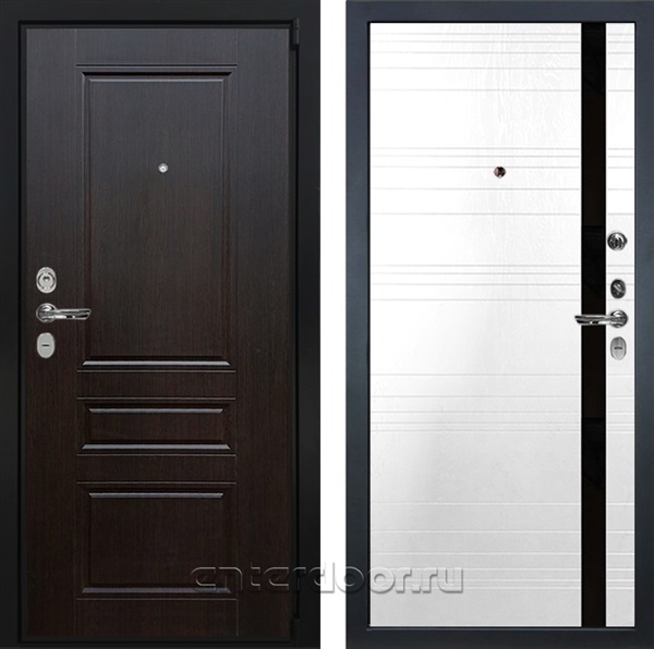 Входная металлическая дверь Лекс Бристоль №31.1 (Венге / Белый Ясень)