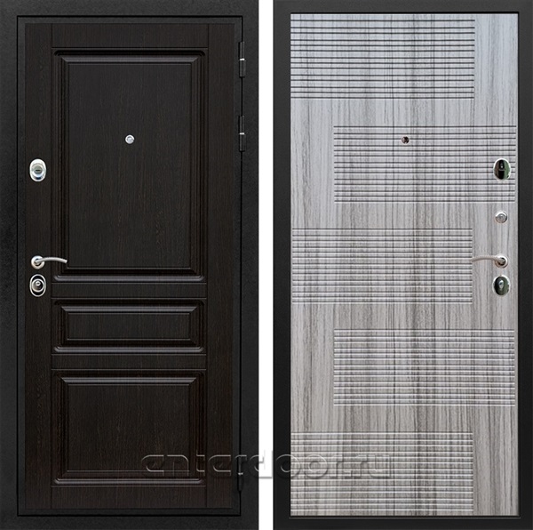 Входная металлическая дверь Армада Премиум Н ФЛ-185 (Венге / Сандал серый)