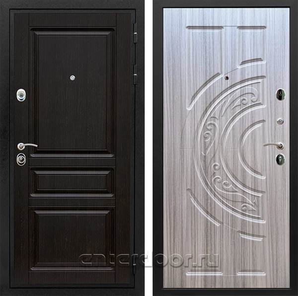 Входная металлическая дверь Армада Премиум Н ФЛ-232 (Венге / Сандал серый)