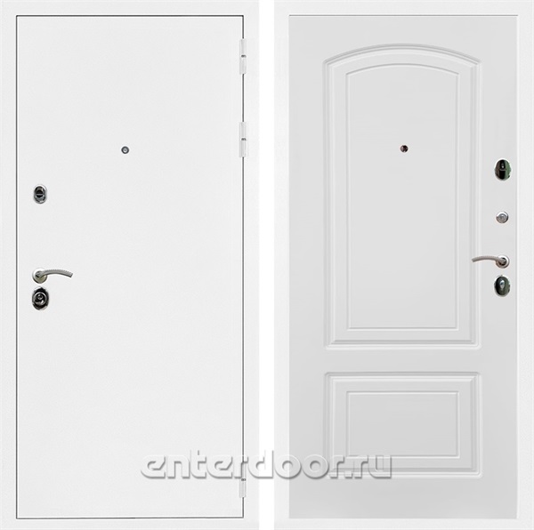 Входная дверь Армада Престиж ФЛ-138 (Белая шагрень / Белый ясень) - фото 82942