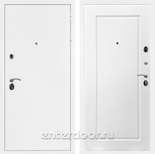 Входная дверь Армада Престиж ФЛ-119 (Белая шагрень / Белый ясень) - фото 83110