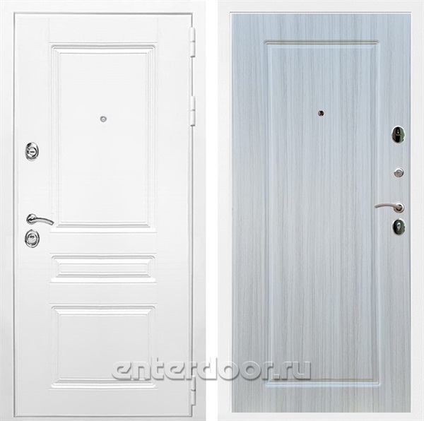 Входная металлическая дверь Армада Премиум Н ФЛ-119 (Белый / Сандал белый)