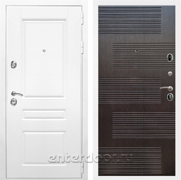 Входная металлическая дверь Армада Премиум Н ФЛ-185 (Белый / Венге)