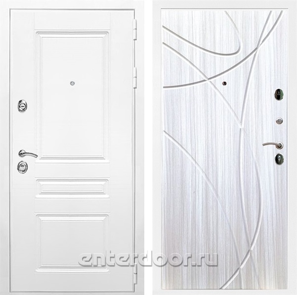 Входная металлическая дверь Армада Премиум Н ФЛ-247 (Белый / Сандал белый)