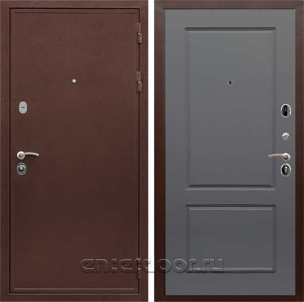 Входная дверь Армада Престиж ФЛ-117 (Медный антик / Графит софт) - фото 86043