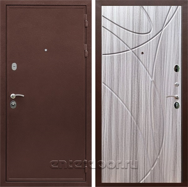 Входная дверь Армада Престиж ФЛ-247 (Медный антик / Сандал серый) - фото 86301