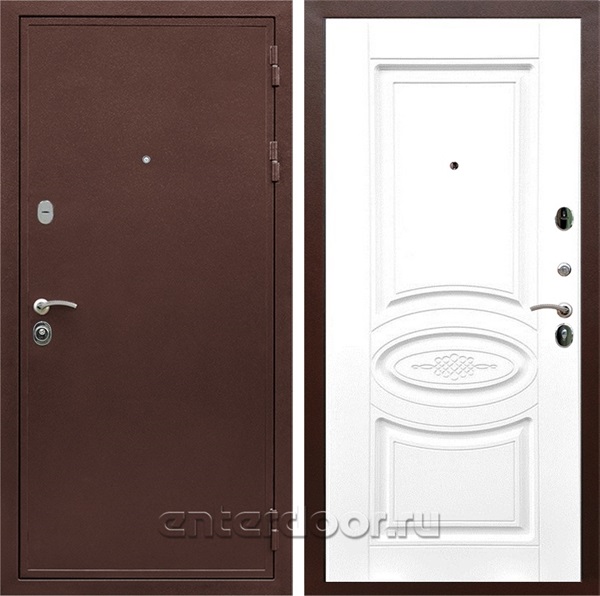 Входная дверь Армада Престиж ФЛ-181 (Медный антик / Белый матовый) - фото 86458