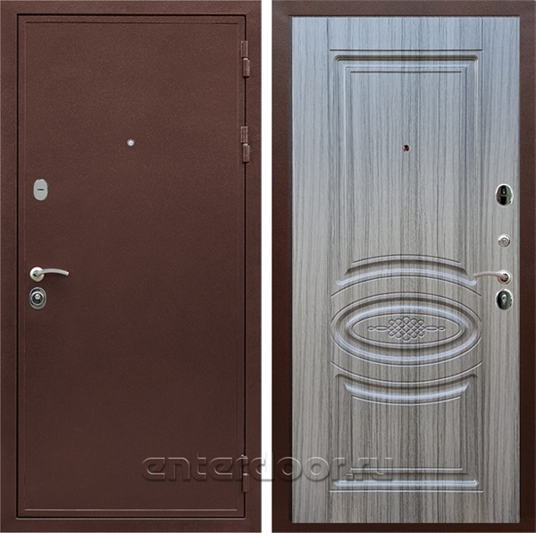 Входная дверь Армада Престиж ФЛ-181 (Медный антик / Сандал серый) - фото 86488