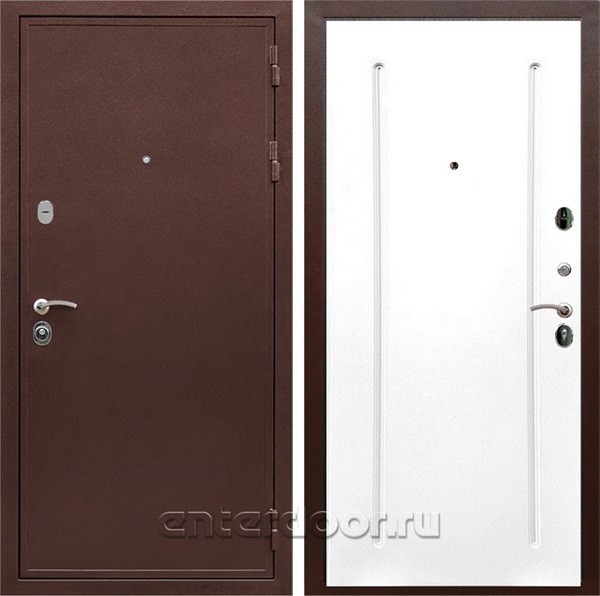 Входная дверь Армада Престиж ФЛ-68 (Медный антик / Белый матовый) - фото 86750