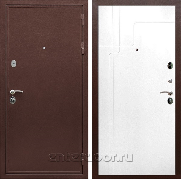 Входная дверь Армада Престиж ФЛ-246 (Медный антик / Белый софт) - фото 86856