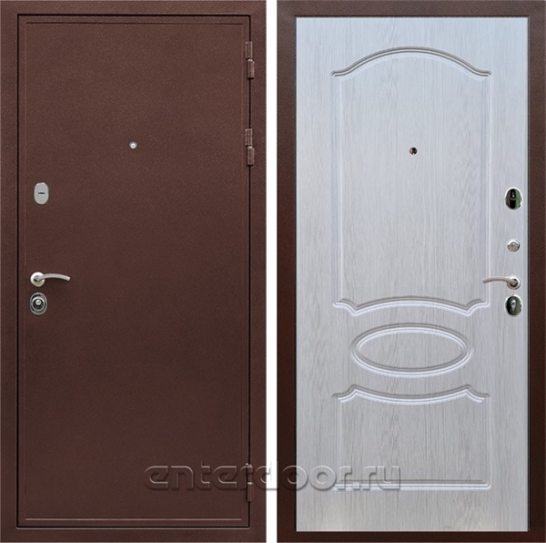 Входная дверь Армада Престиж ФЛ-128 (Медный антик / Лиственница беж) - фото 86936