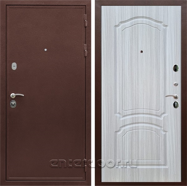 Входная дверь Армада Престиж ФЛ-140 (Медный антик / Сандал белый) - фото 87006