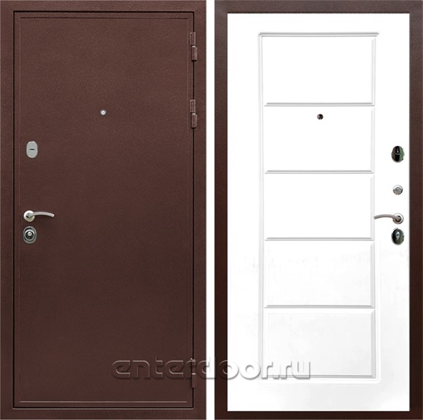 Входная дверь Армада Престиж ФЛ-39 (Медный антик / Белый матовый) - фото 87085