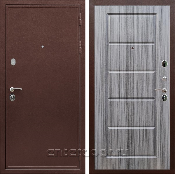 Входная дверь Армада Престиж ФЛ-39 (Медный антик / Сандал серый) - фото 87099