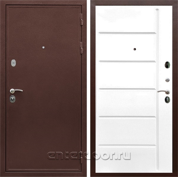 Входная дверь Армада Престиж ФЛ-102 (Медный антик / Белый матовый) - фото 87117
