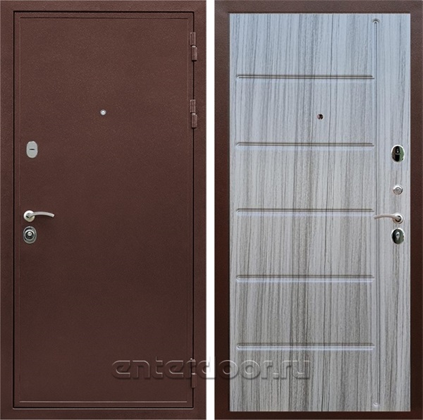 Входная дверь Армада Престиж ФЛ-102 (Медный антик / Сандал серый) - фото 87137