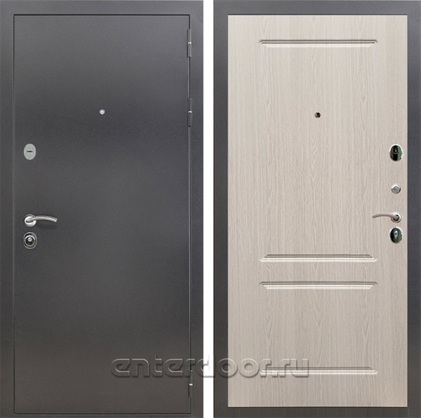 Входная дверь Армада Престиж ФЛ-117 (Антик серебро / Беленый дуб) - фото 87269