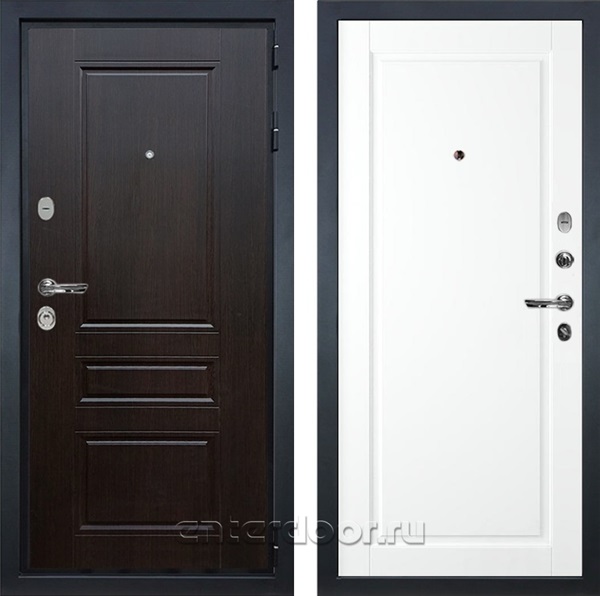 Входная металлическая дверь Лекс Гладиатор 3к Классик №120 (Венге / Эмаль Белая)