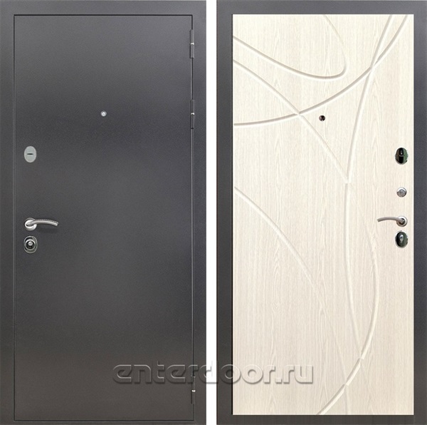Входная дверь Армада Престиж ФЛ-247 (Антик серебро / Беленый дуб) - фото 88088