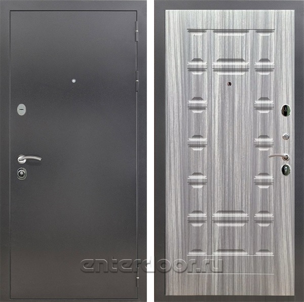 Входная дверь Армада Престиж ФЛ-244 (Антик серебро / Сандал серый) - фото 88136