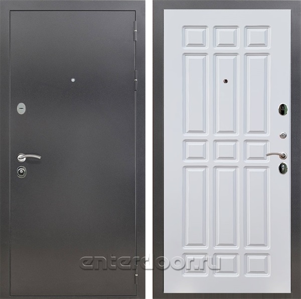 Входная дверь Армада Престиж ФЛ-33 (Антик серебро / Белый ясень) - фото 88261