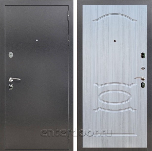 Входная дверь Армада Престиж ФЛ-128 (Антик серебро / Сандал белый) - фото 88437