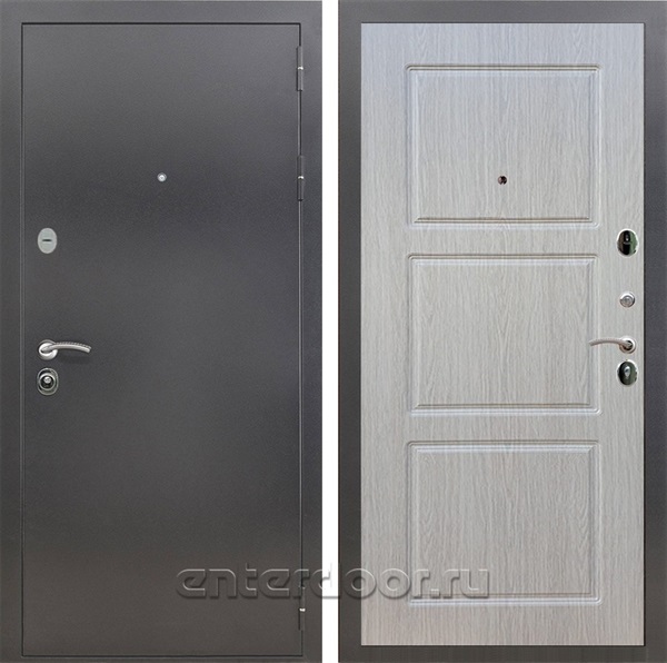 Входная дверь Армада Престиж ФЛ-3 (Антик серебро / Дуб беленый) - фото 88708