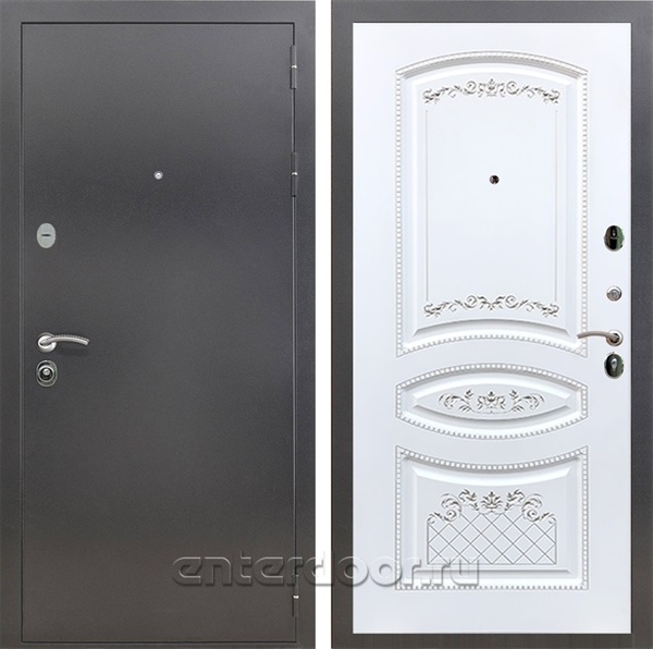 Входная дверь Армада Престиж ФЛ-316 (Антик серебро / Белый патина Серебро) - фото 88848