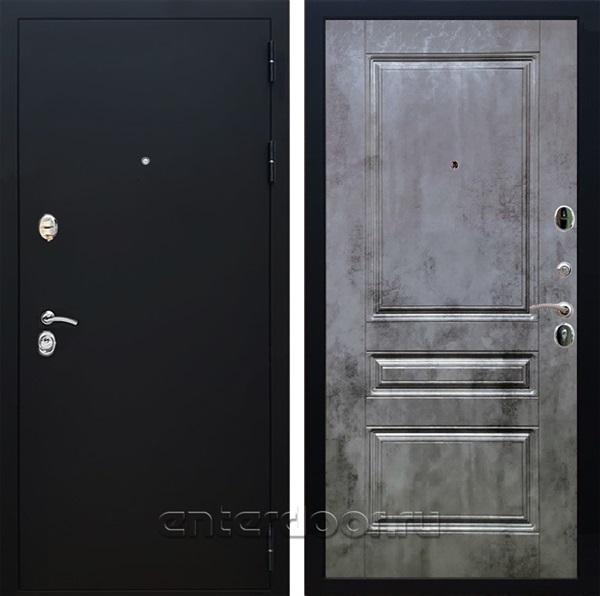 Входная дверь Армада Престиж ФЛ-243 (Черный Муар / Бетон темный) - фото 88903
