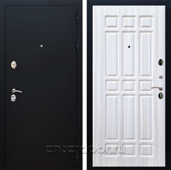 Входная дверь Армада Престиж ФЛ-33 (Черный Муар / Сандал белый) - фото 89361