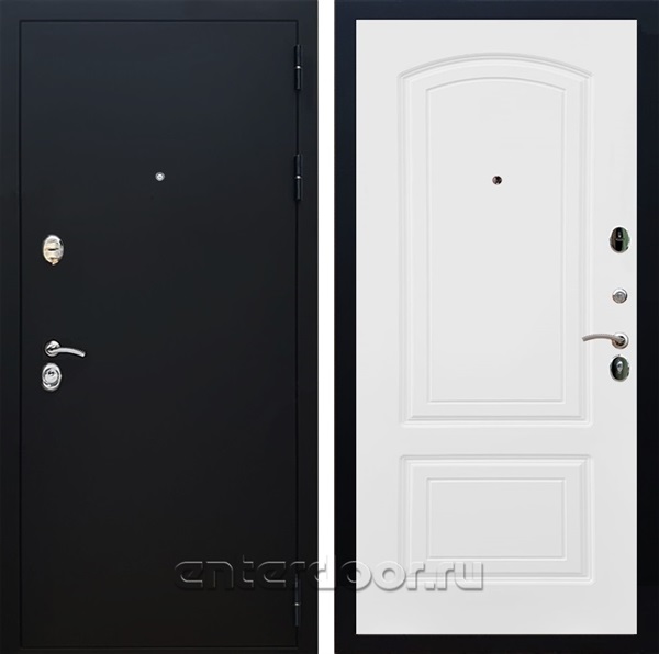 Входная дверь Армада Престиж ФЛ-138 (Черный Муар / Белый матовый) - фото 89373