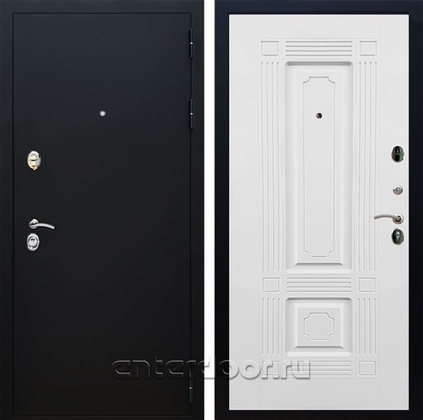 Входная дверь Армада Престиж ФЛ-2 (Черный Муар / Белый ясень) - фото 89718