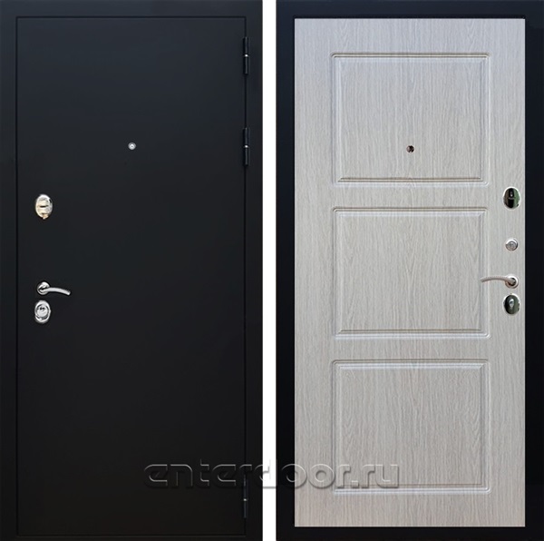 Входная дверь Армада Престиж ФЛ-3 (Черный Муар / Беленый дуб) - фото 89753