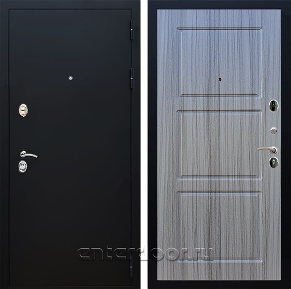 Входная дверь Армада Престиж ФЛ-3 (Черный Муар / Сандал серый) - фото 89763