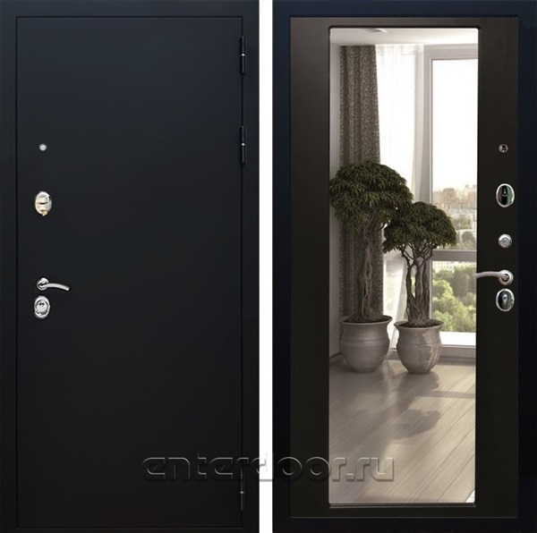 Входная дверь Армада Престиж с зеркалом 2XL (Чёрный муар / Венге) - фото 89808