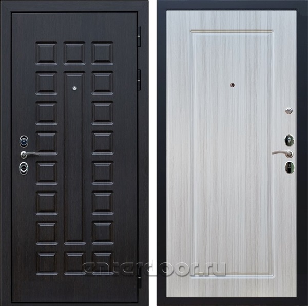 Входная металлическая дверь Сенатор 3К с замком Cisa ФЛ-119 (Венге / Сандал белый)