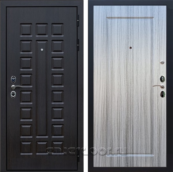 Входная металлическая дверь Сенатор 3К с замком Cisa ФЛ-119 (Венге / Сандал серый)