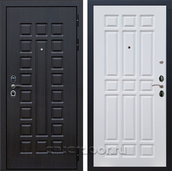 Входная металлическая дверь Сенатор 3К с замком Cisa ФЛ-33 (Венге / Белый ясень)